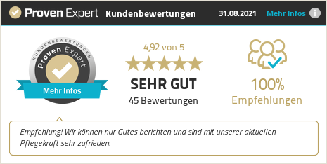 Kundenbewertungen & Erfahrungen zu Pflegenio GmbH. Mehr Infos anzeigen.
